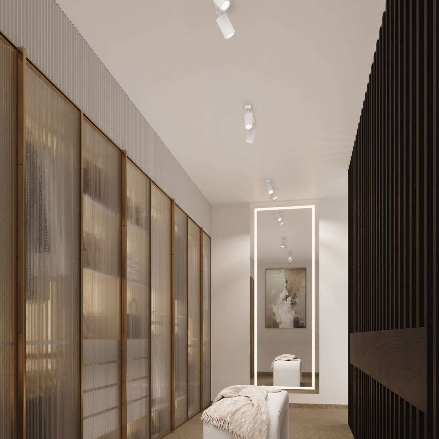 Wandleuchte "KARBON" – Wandleuchte in Weiß | Dexity Lichtdesign