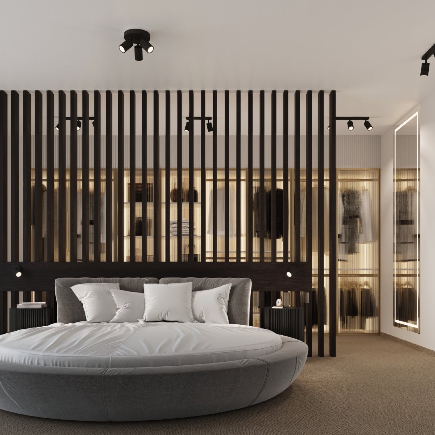 Wandleuchte "KARBON" – Wandleuchte in Schwarz | Dexity Lichtdesign