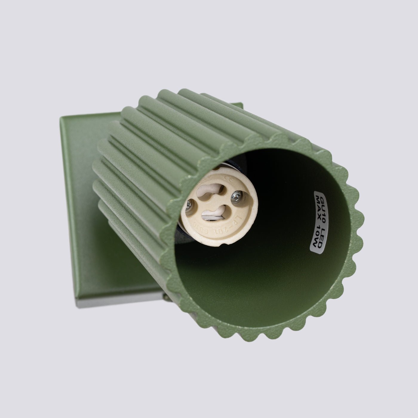 Wandleuchte "KARBON" – Wandleuchte in Olivgrün | Dexity Lichtdesign