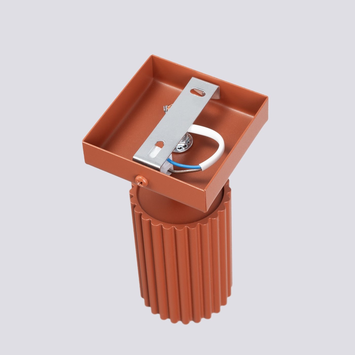 Wandleuchte "KARBON" – Wandleuchte in Roter Ocker | Dexity Lichtdesign