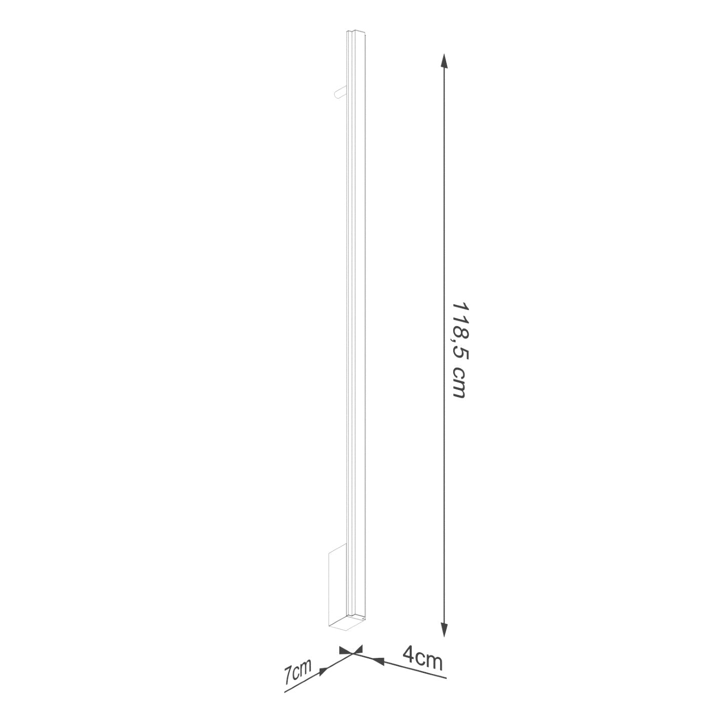 Wandleuchte "LAGOM 120" 3000K – Wandleuchte in Olivgrün | Dexity Lichtdesign