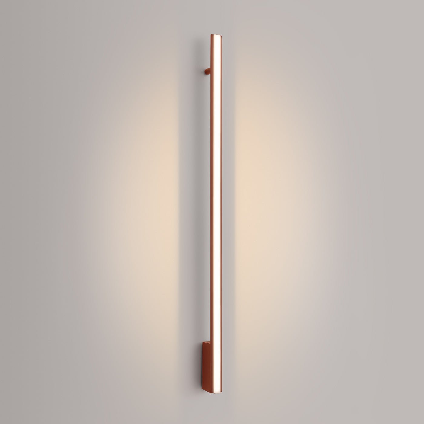 Wandleuchte "LAGOM 120" 3000K – Wandleuchte in Roter Ocker | Dexity Lichtdesign