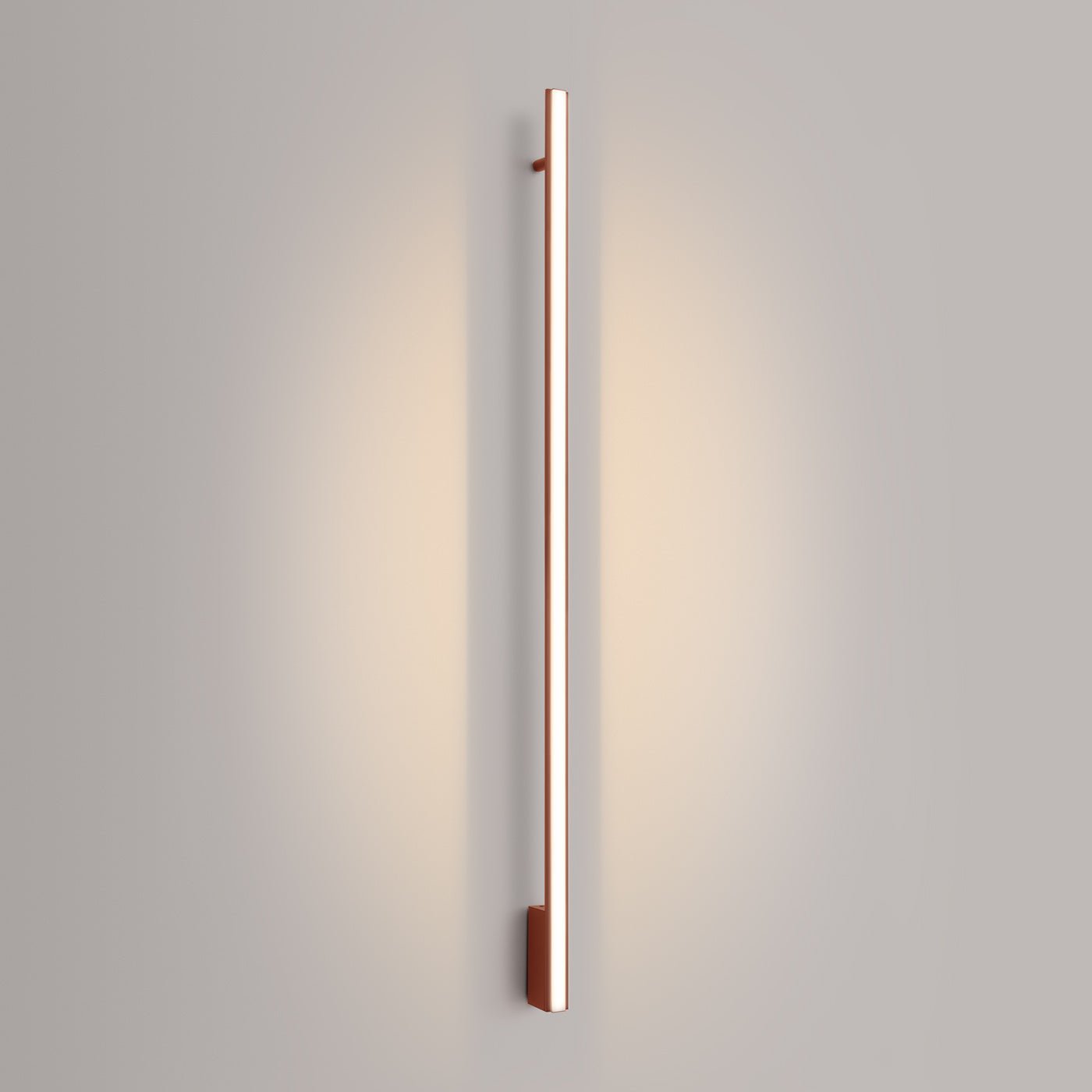 Wandleuchte "LAGOM 150" 3000K – Wandleuchte in Roter Ocker | Dexity Lichtdesign