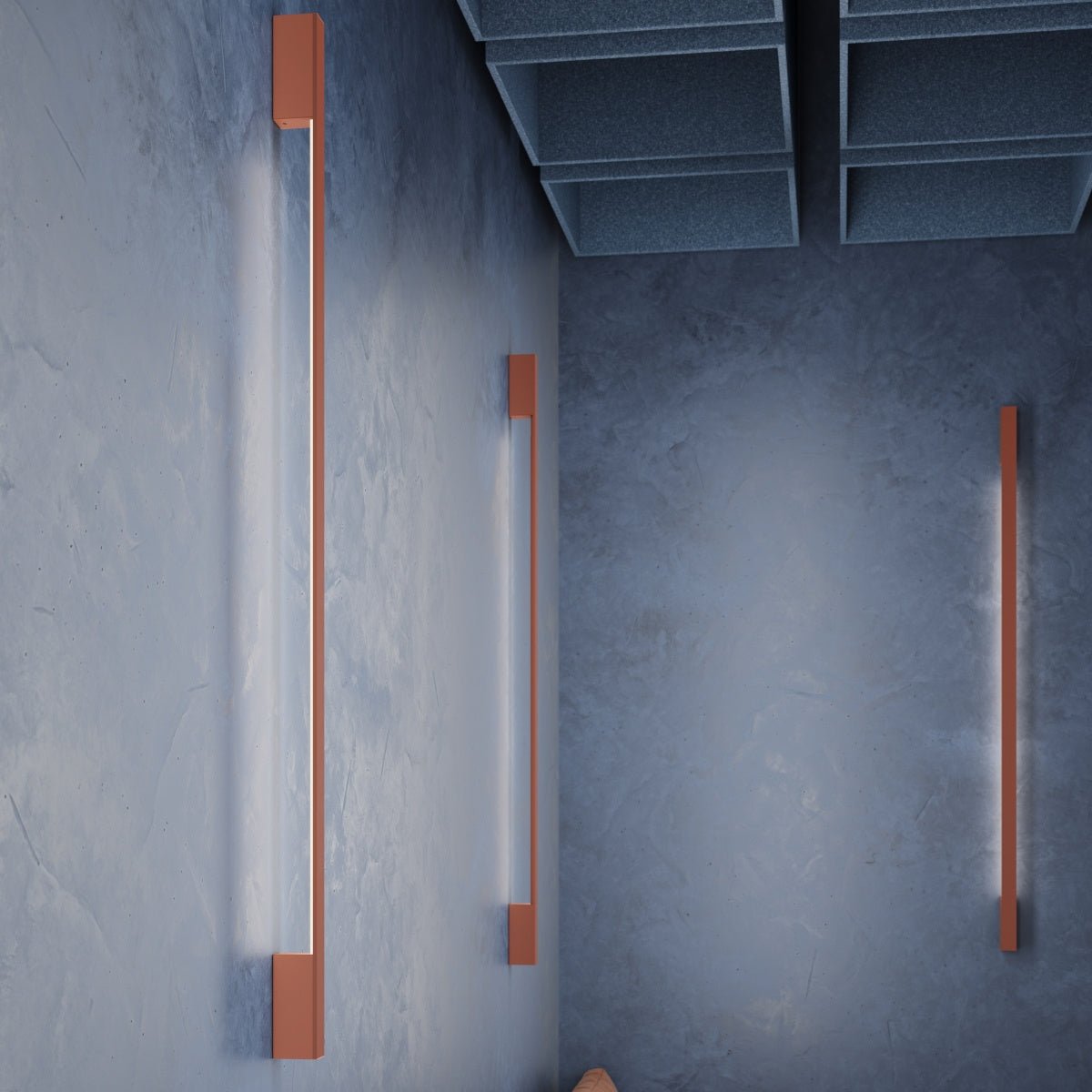 Wandleuchte "LAHTI 70" 3000K – Wandleuchte in Roter Ocker | Dexity Lichtdesign