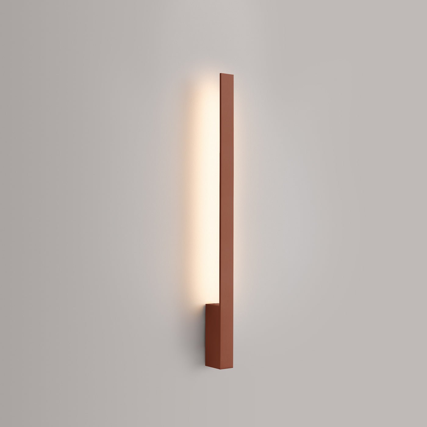 Wandleuchte "LAHTI 70" 3000K – Wandleuchte in Roter Ocker | Dexity Lichtdesign