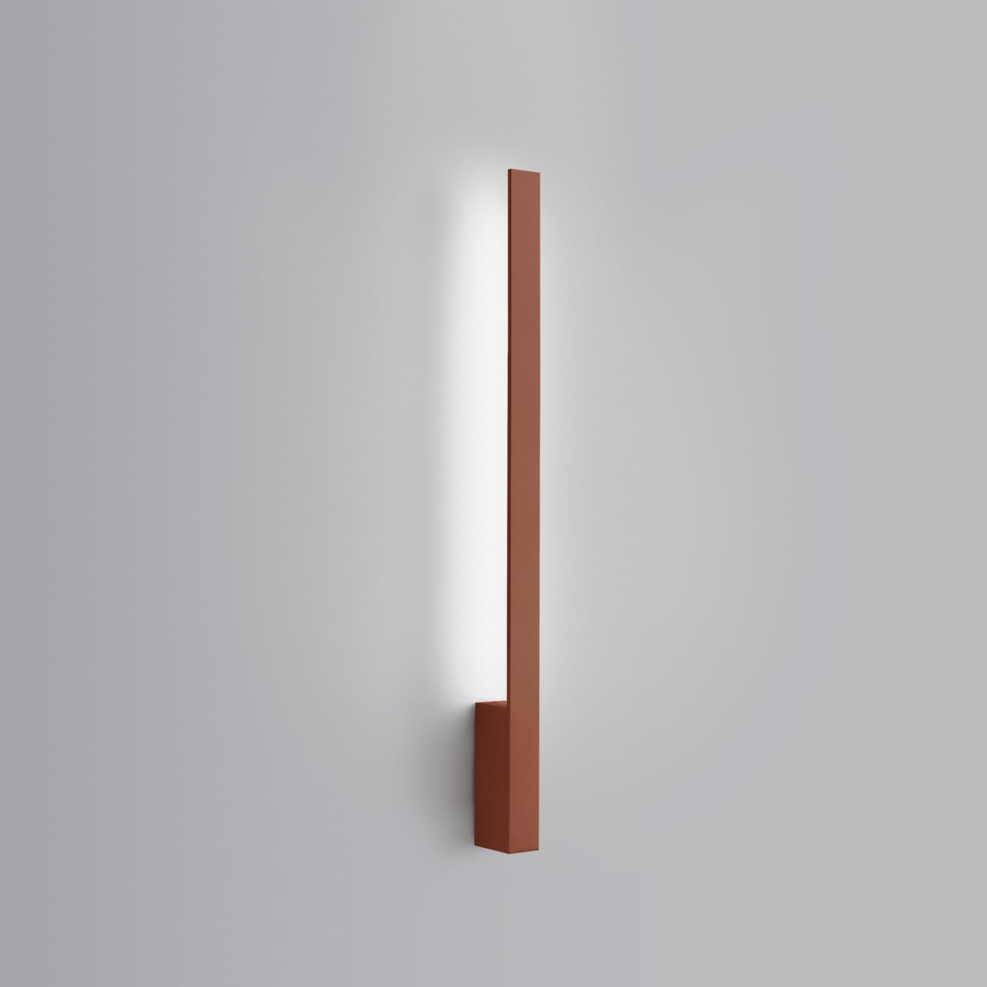 Wandleuchte "LAHTI 70" 4000K – Wandleuchte in Roter Ocker | Dexity Lichtdesign