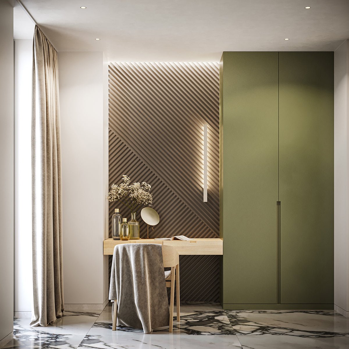 Wandleuchte "LAHTI S" 3000K – Wandleuchte in Weiß | Dexity Lichtdesign