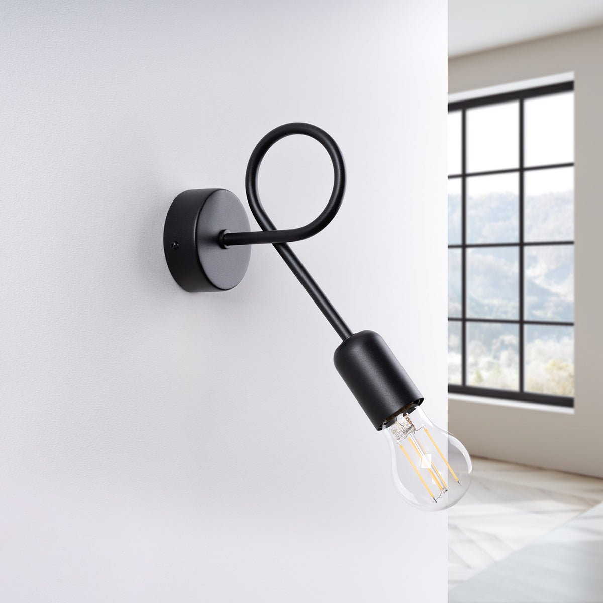 Wandleuchte "LOOP" – Wandlampen in Schwarz | Dexity Lichtdesign
