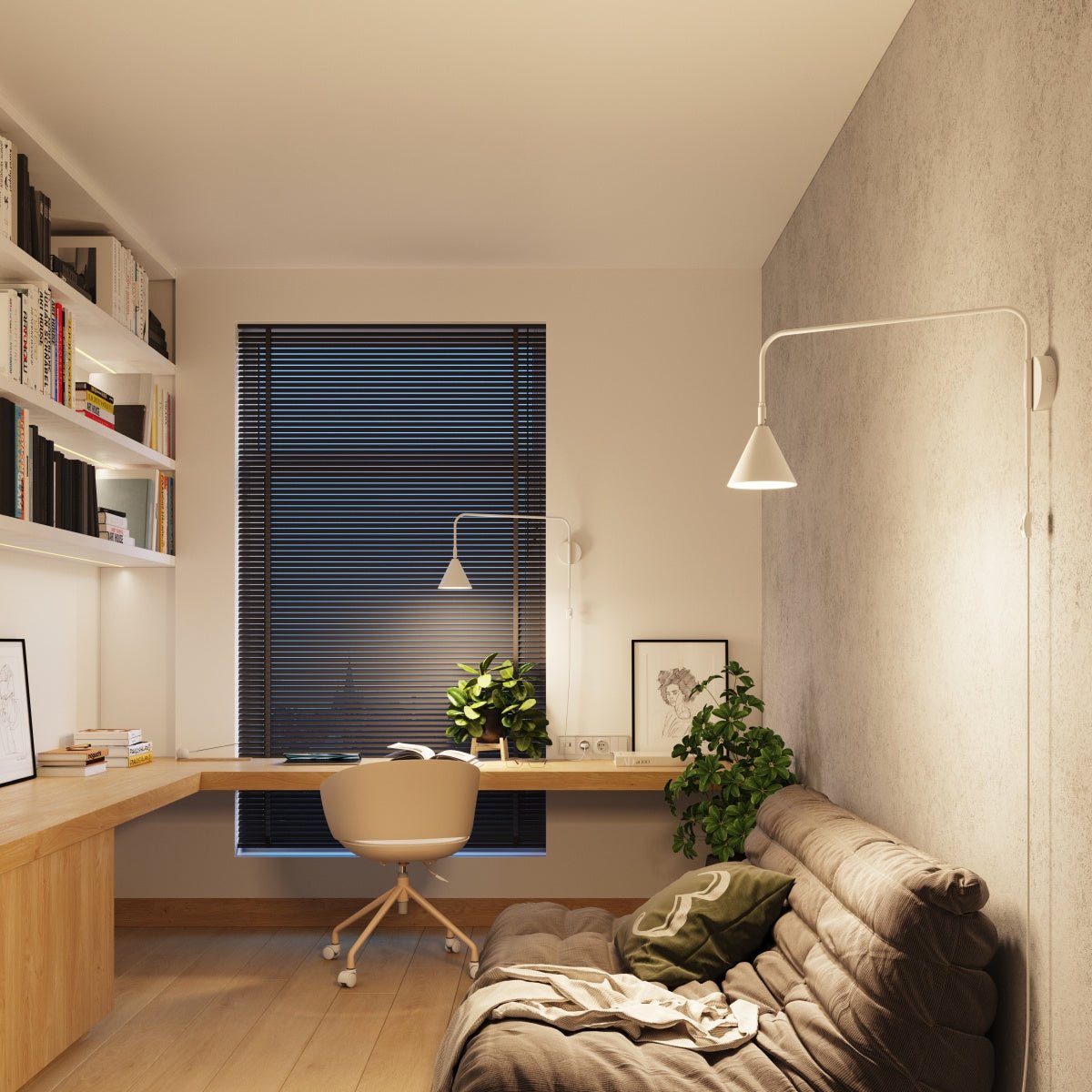 Wandleuchte „Nox“ – Wandlampen in Weiß | Dexity Lichtdesign