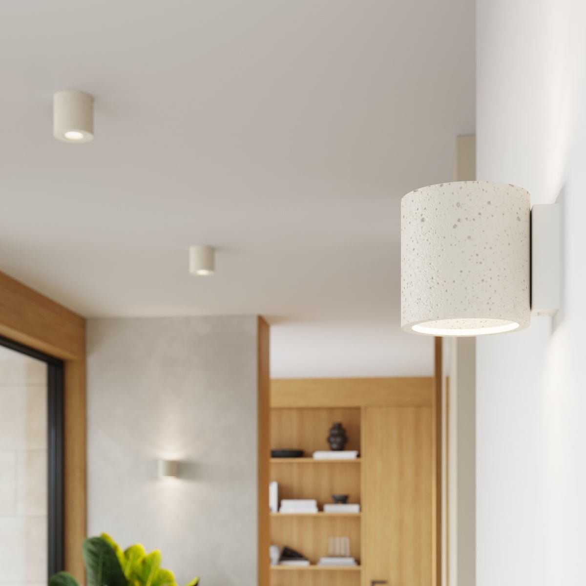 Wandleuchte "ORBIS" – in Beige | Dexity Lichtdesign