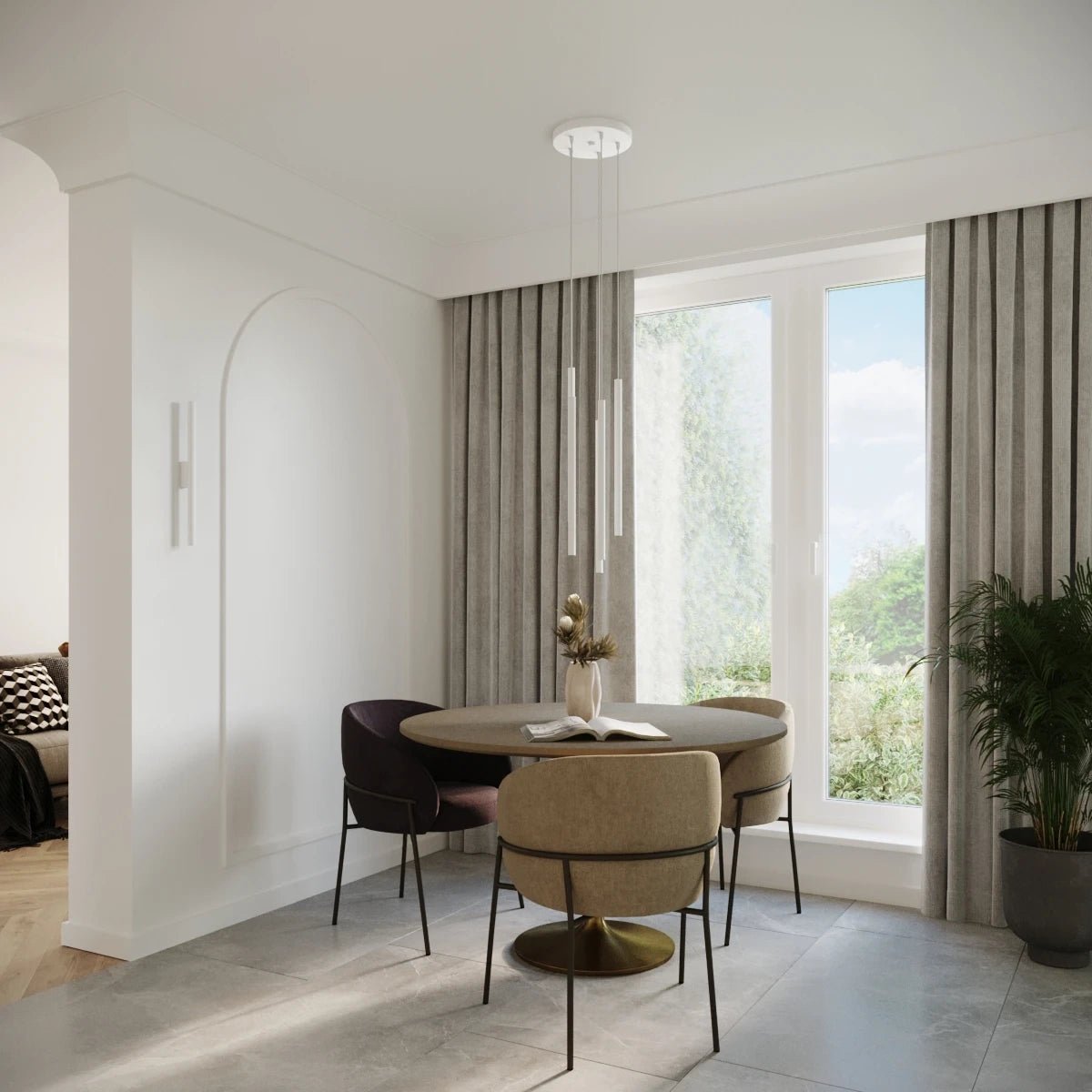 Wandleuchte "PASTELO 2" – Wandleuchte in Weiß | Dexity Lichtdesign