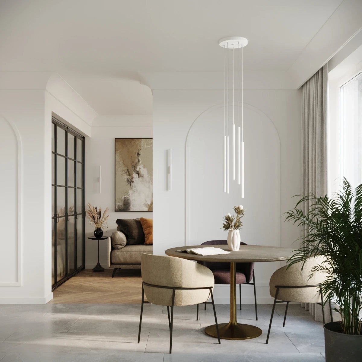 Wandleuchte "PASTELO 2" – Wandleuchte in Weiß | Dexity Lichtdesign