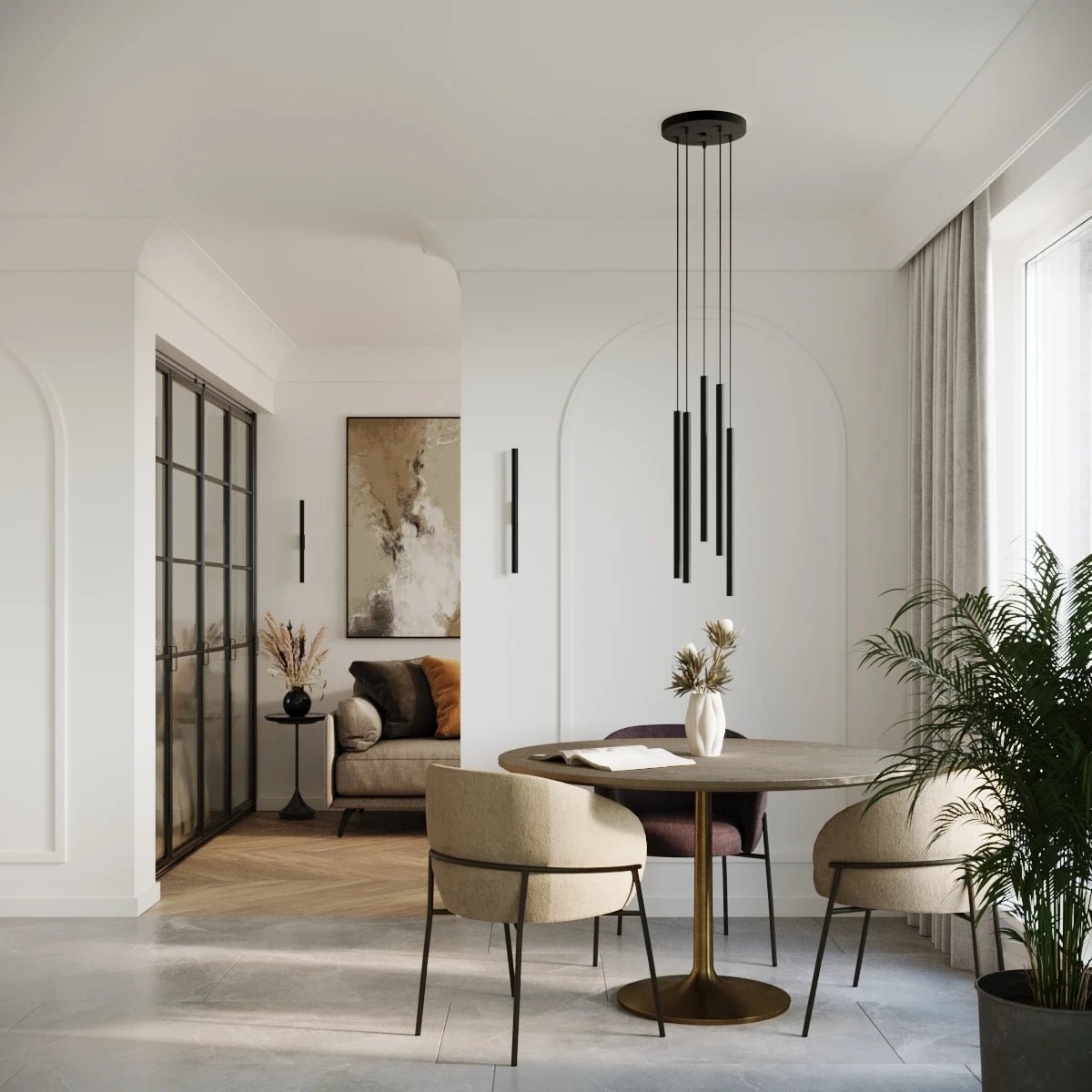 Wandleuchte "PASTELO 2" – Wandleuchte in Schwarz | Dexity Lichtdesign