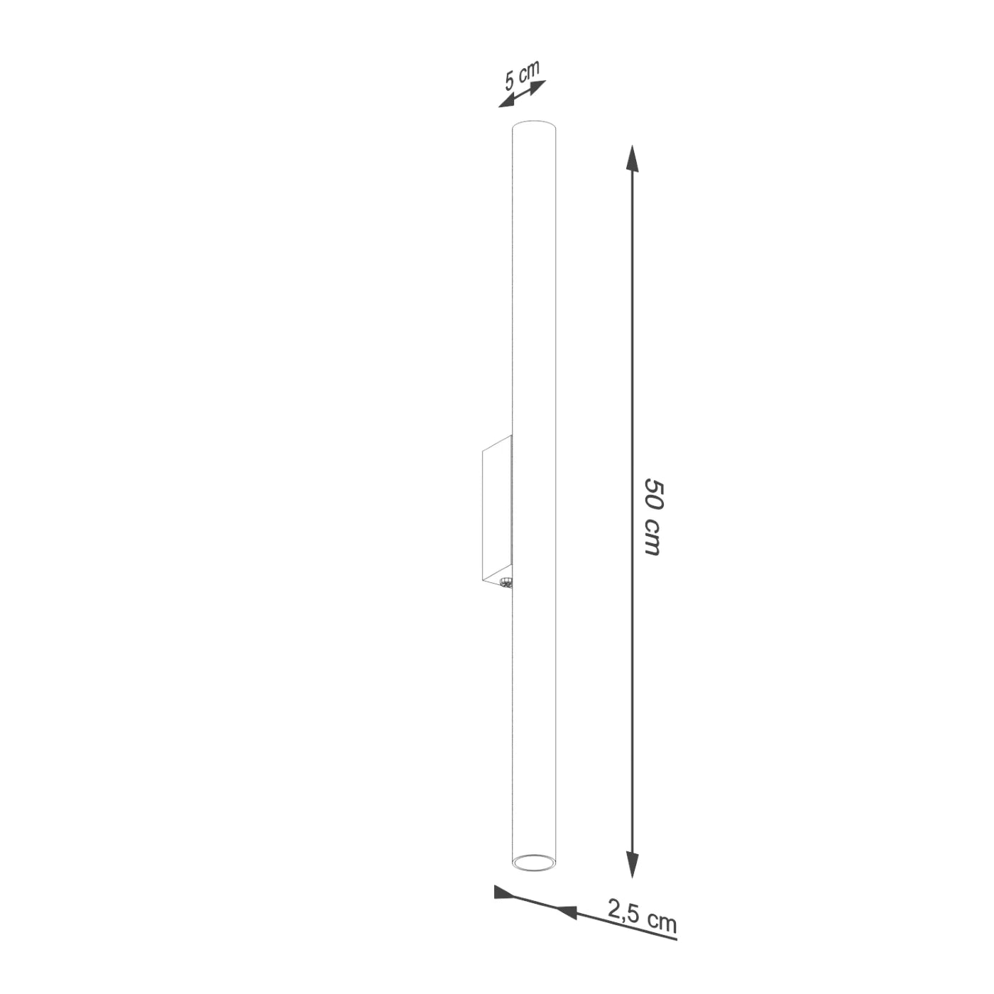 Wandleuchte "PASTELO 2" – Wandleuchte in Roter Ocker | Dexity Lichtdesign