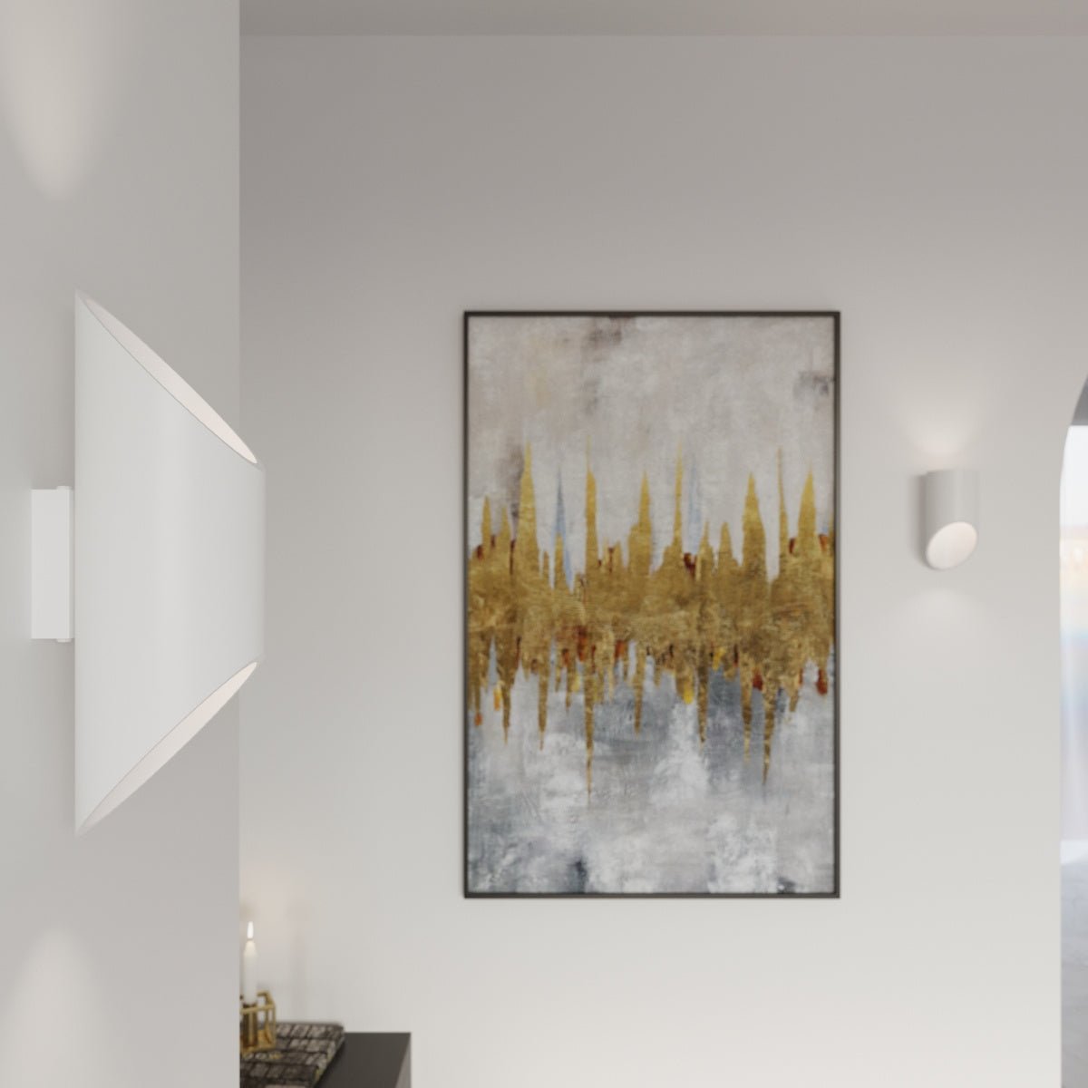 Wandleuchte „Penne 30“ – Wandlampen in Weiß | Dexity Lichtdesign