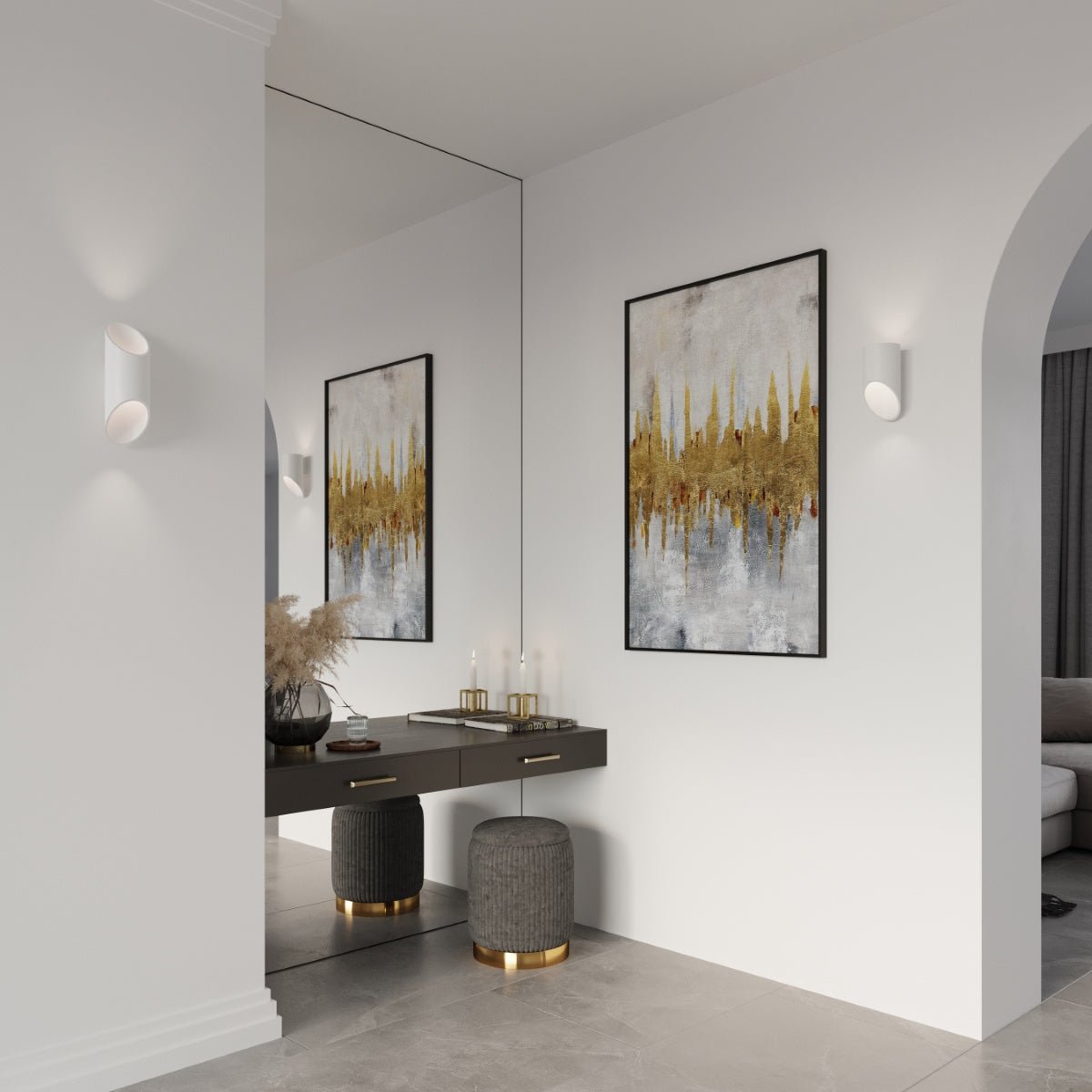 Wandleuchte „Penne 30“ – Wandlampen in Weiß | Dexity Lichtdesign