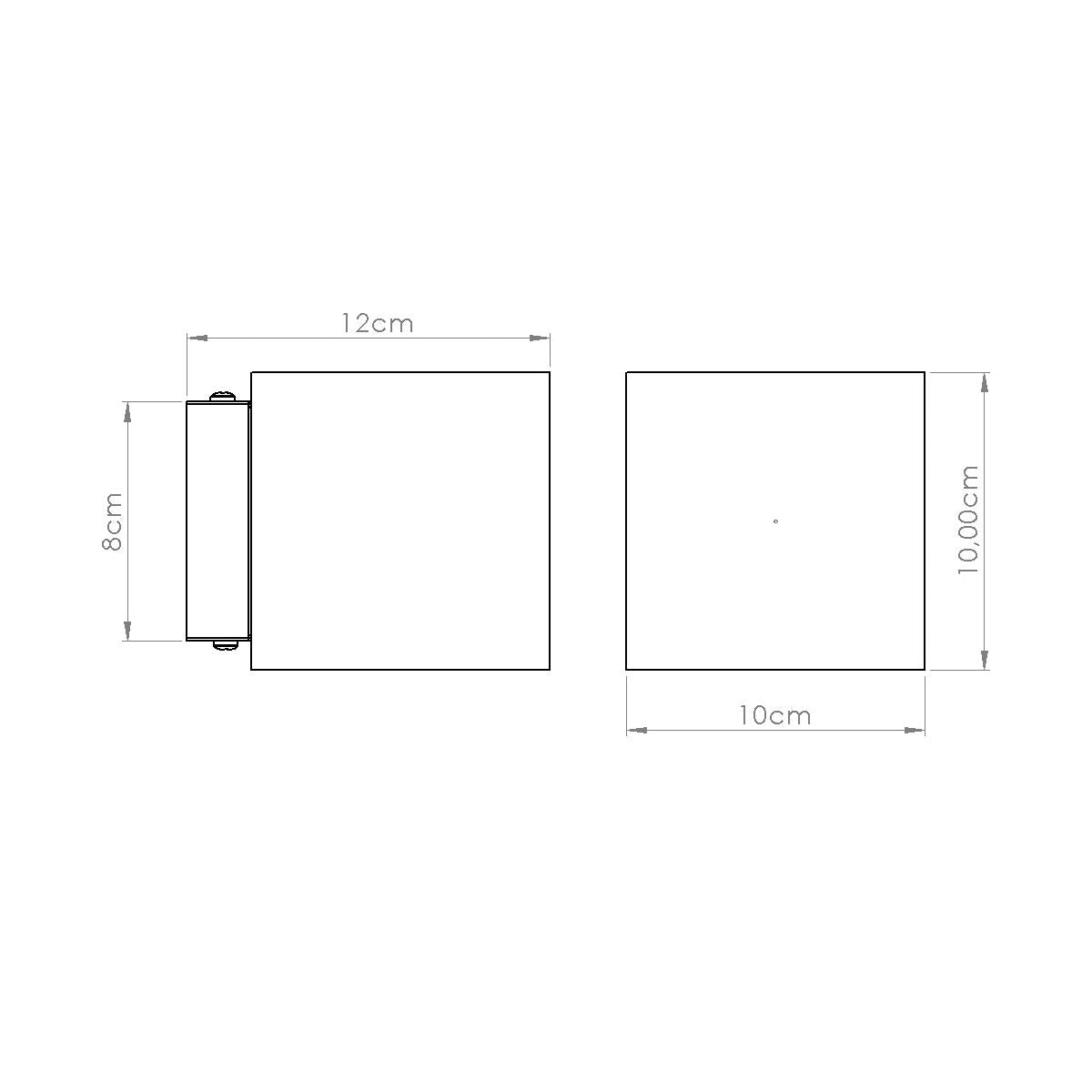 Wandleuchte "QUAD" – in Beige | Dexity Lichtdesign