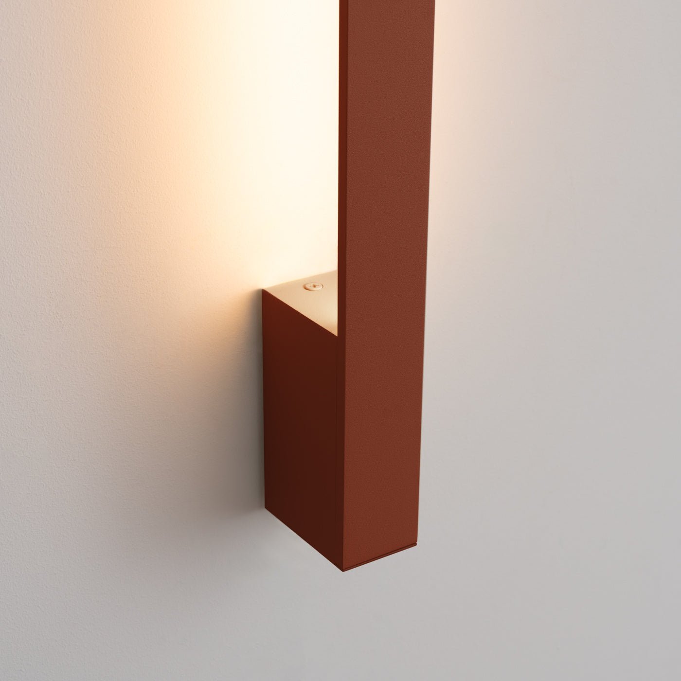 Wandleuchte "SAPPO 120" 3000K – Wandleuchte in Roter Ocker | Dexity Lichtdesign