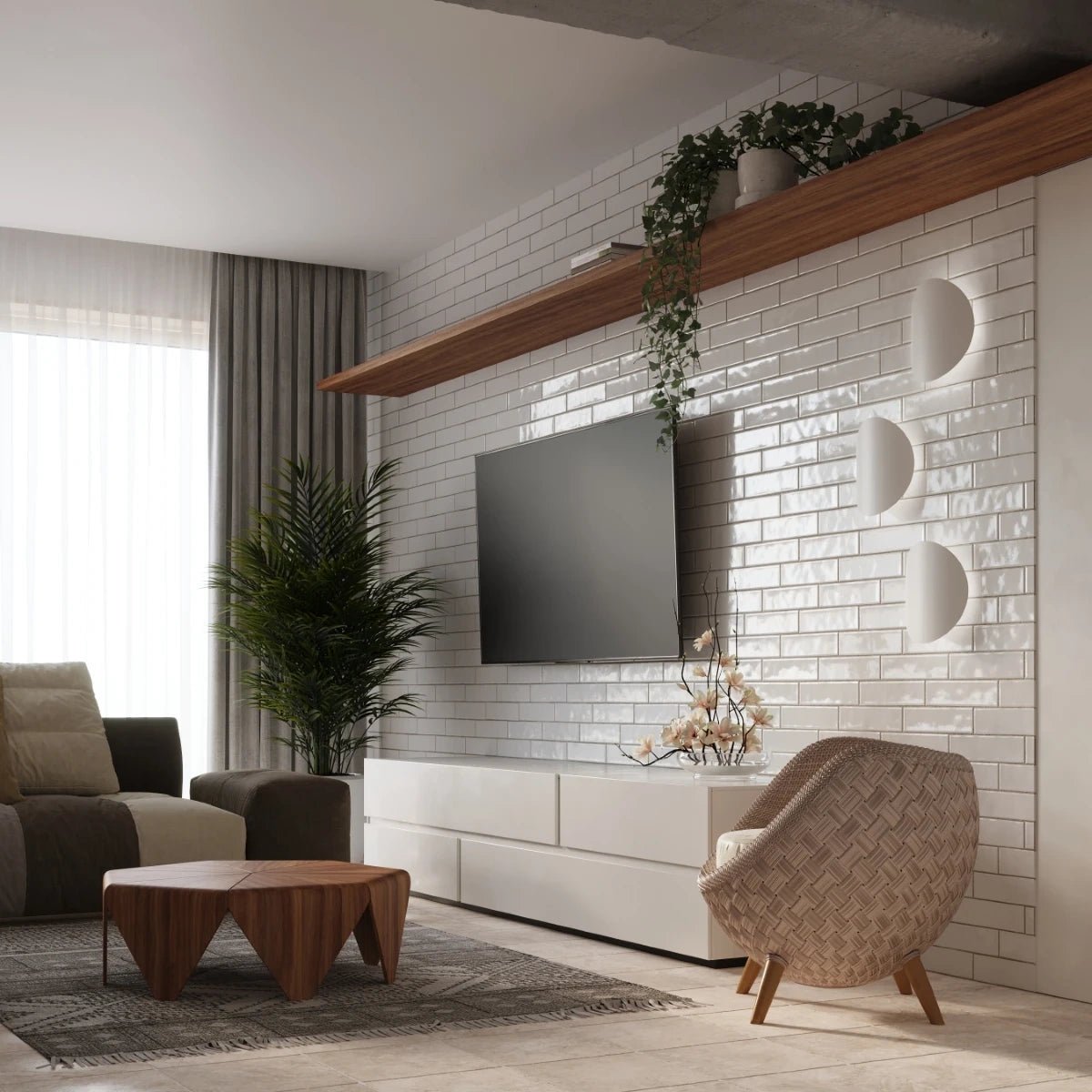 Wandleuchte "SENSES" – Wandlampen in Weiß | Dexity Lichtdesign