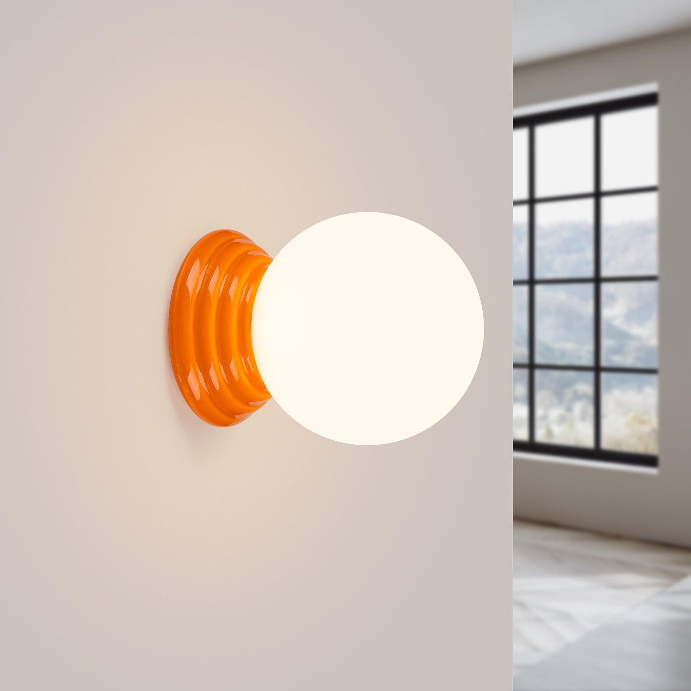 Wandleuchte "ZORI" IP44 – in Orange | Dexity Lichtdesign