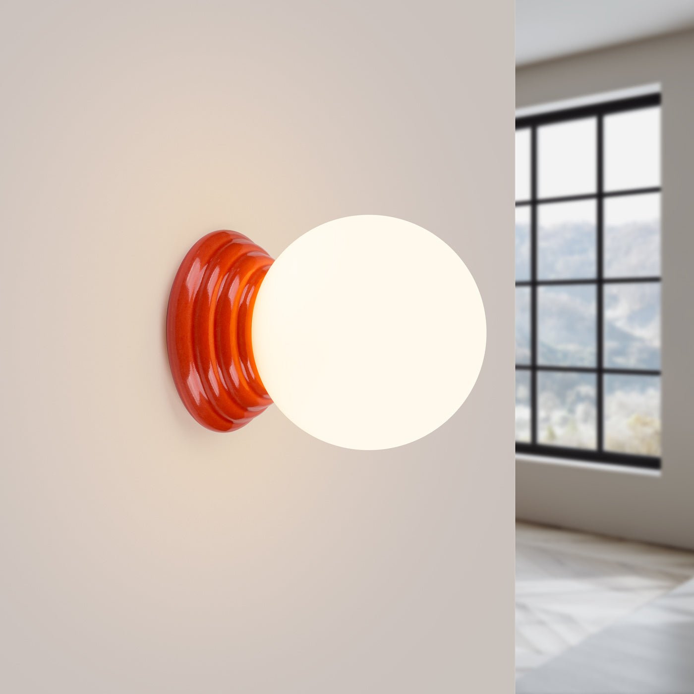 Wandleuchte "ZORI" IP44 – in Apricot | Dexity Lichtdesign