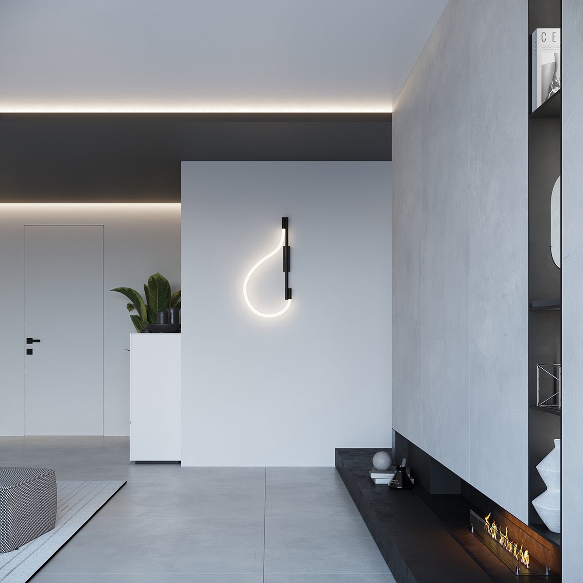 Wandleuchten "GALAKSE" 2700 - 6500K – Wandleuchte in | Dexity Lichtdesign