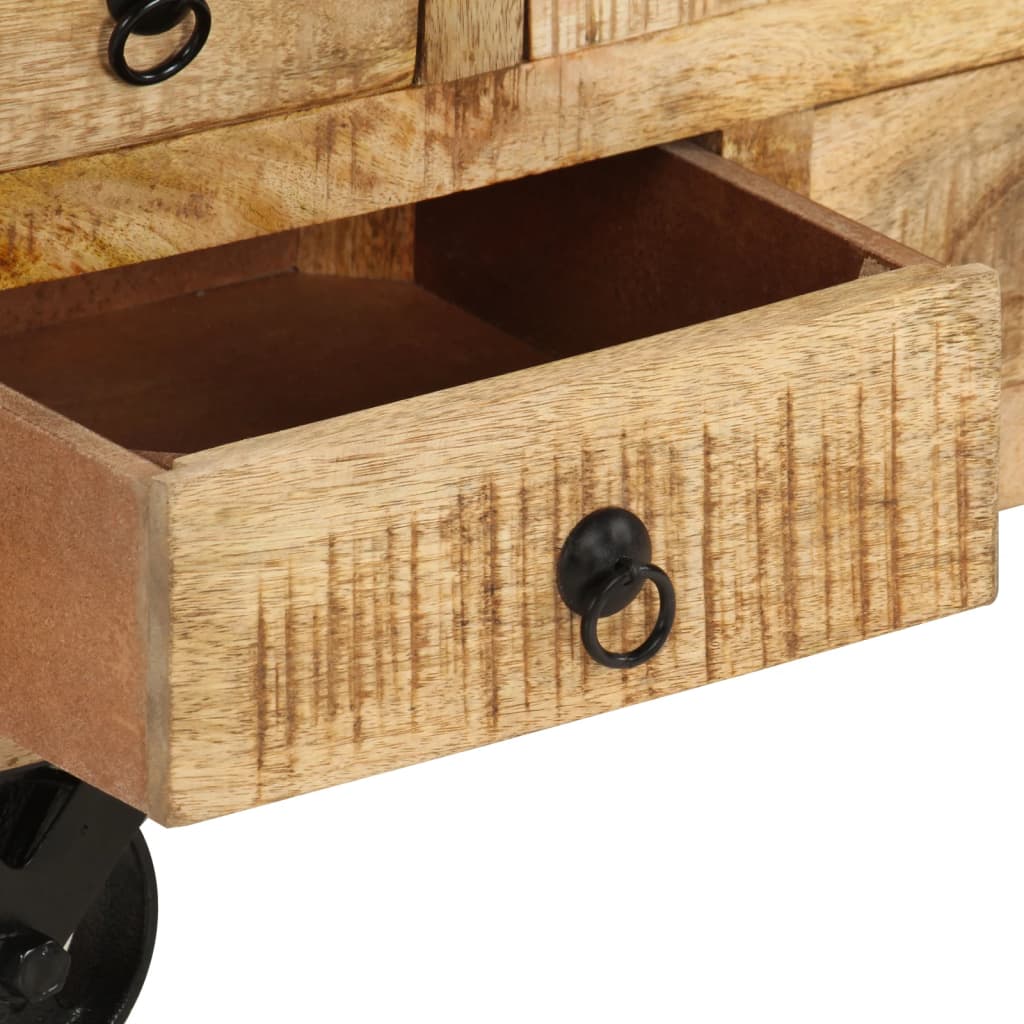 Couchtisch Mangoholz 70x70x40 cm