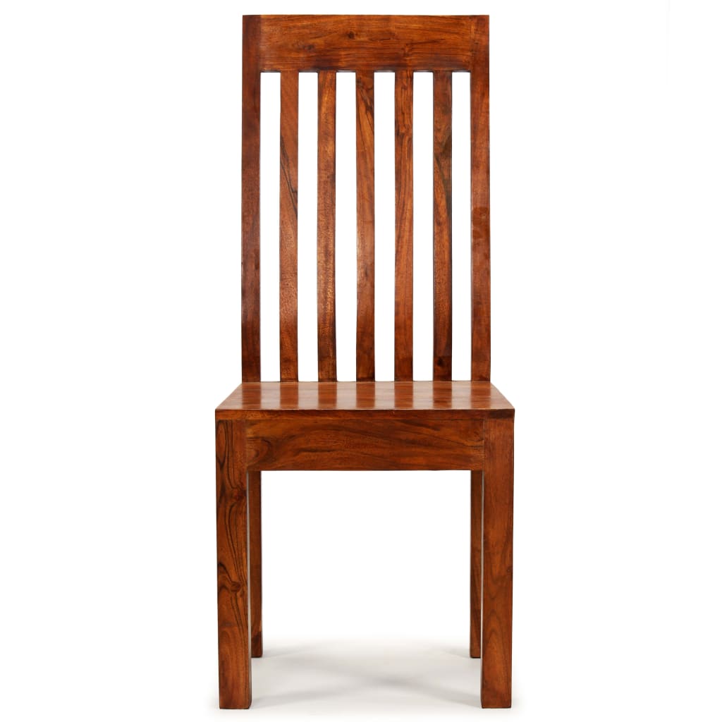 2er-Set Esszimmerstuhl Braun 43 cm