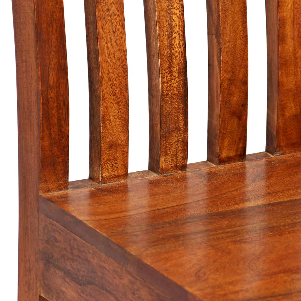2er-Set Esszimmerstuhl Braun 43 cm