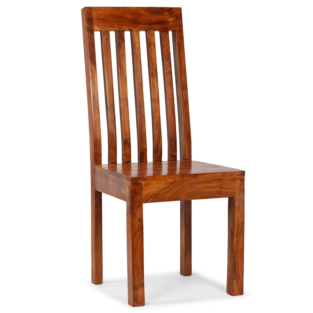2er-Set Esszimmerstuhl Braun 43 cm