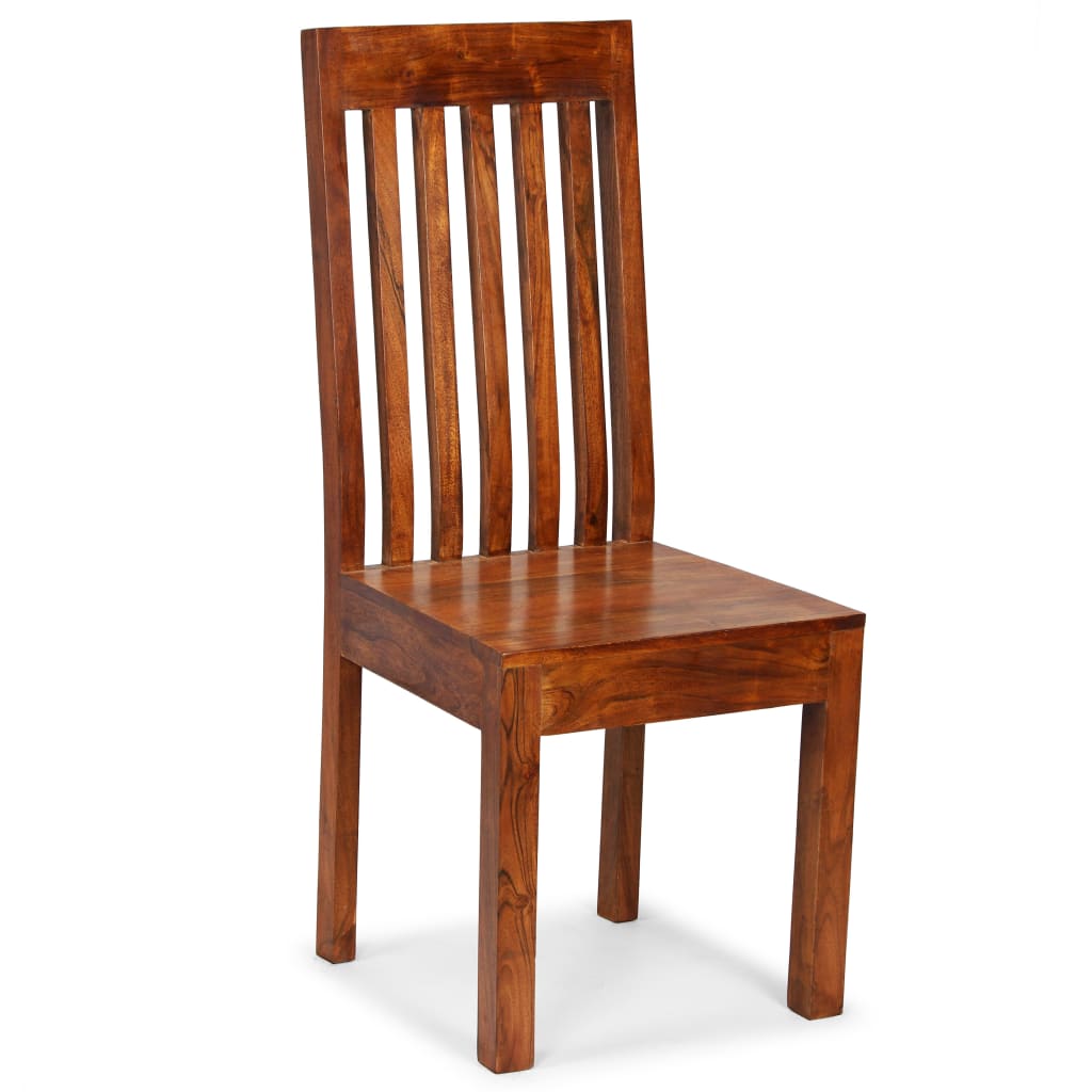 2er-Set Esszimmerstuhl Braun 43 cm