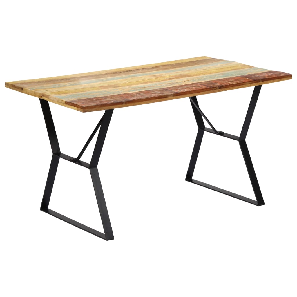Recycelter Esstisch 140x80x76 cm