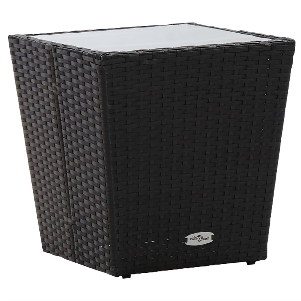 Beistelltisch Schwarz 41,5×41,5×43 cm