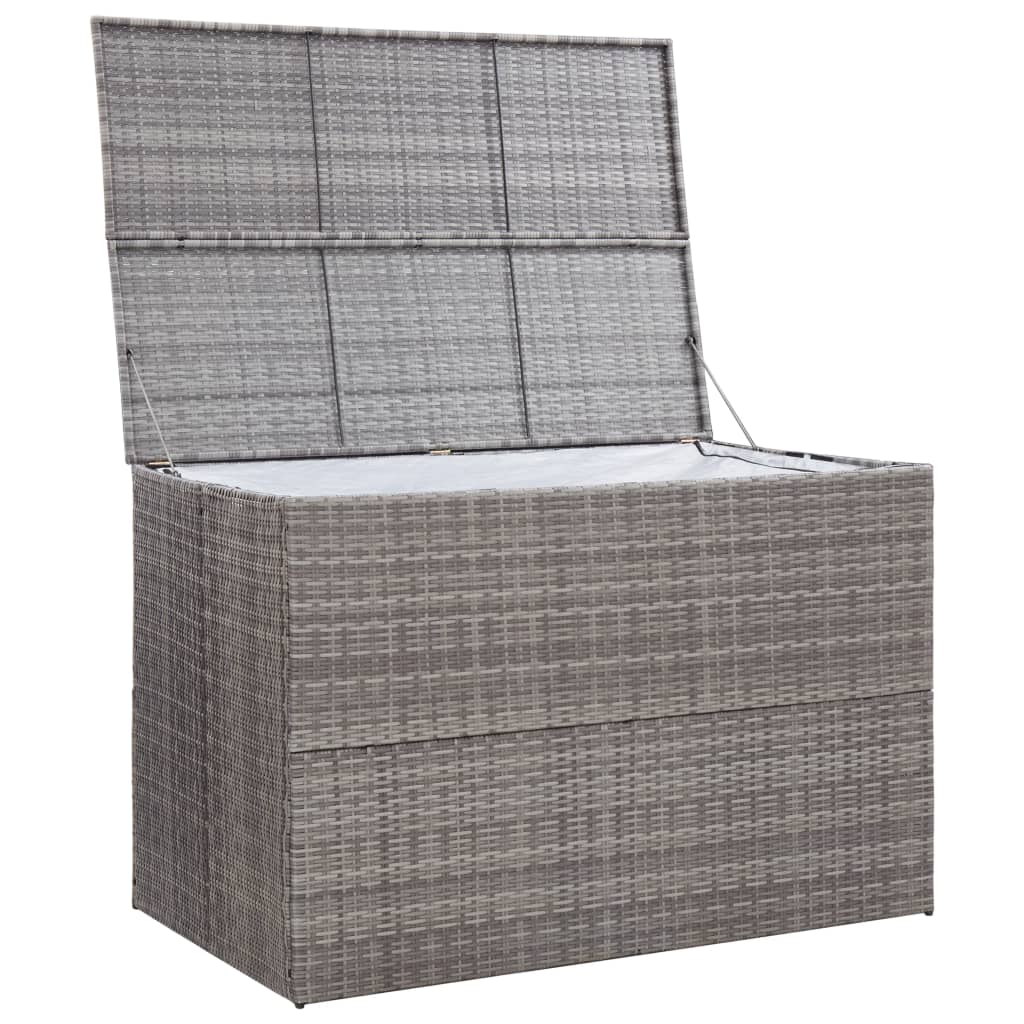 Garten-Auflagenbox Grau 150x100x100 cm