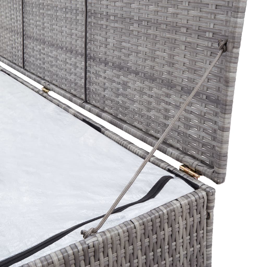 Garten-Auflagenbox Grau 150x100x100 cm