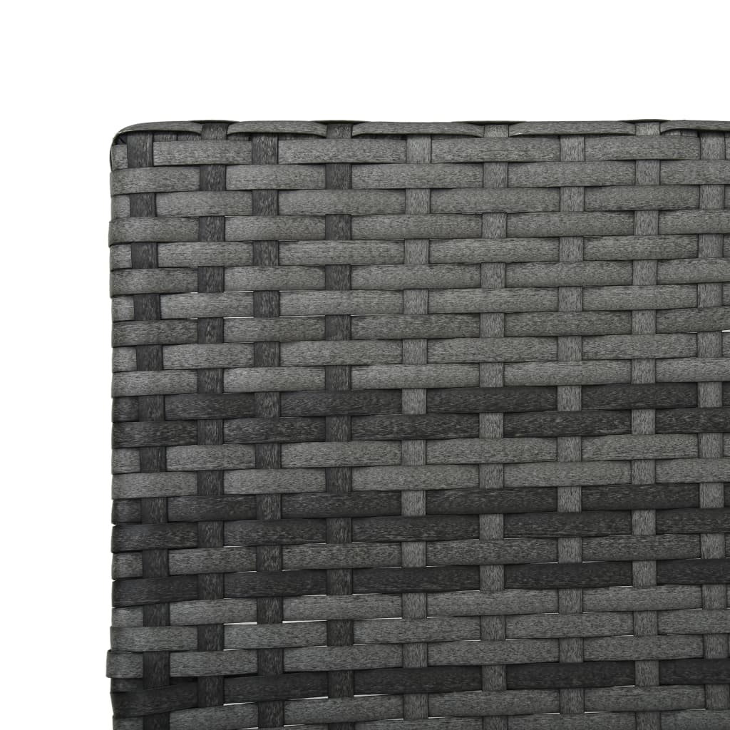 Sonnenliege Grau 196x74x41,5 cm