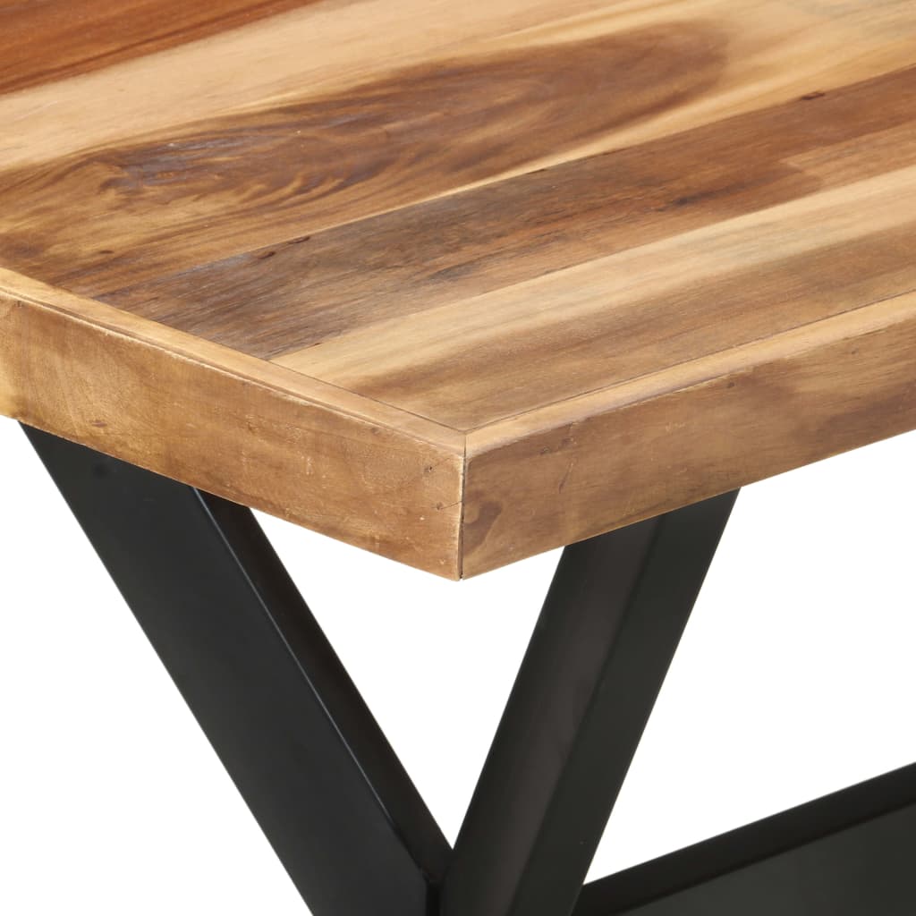 Esstisch 120x60x75 cm Massives Akazienholz