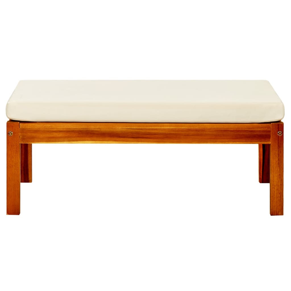 2er-Set Gartenhocker 85x57x29 cm Akazienholz