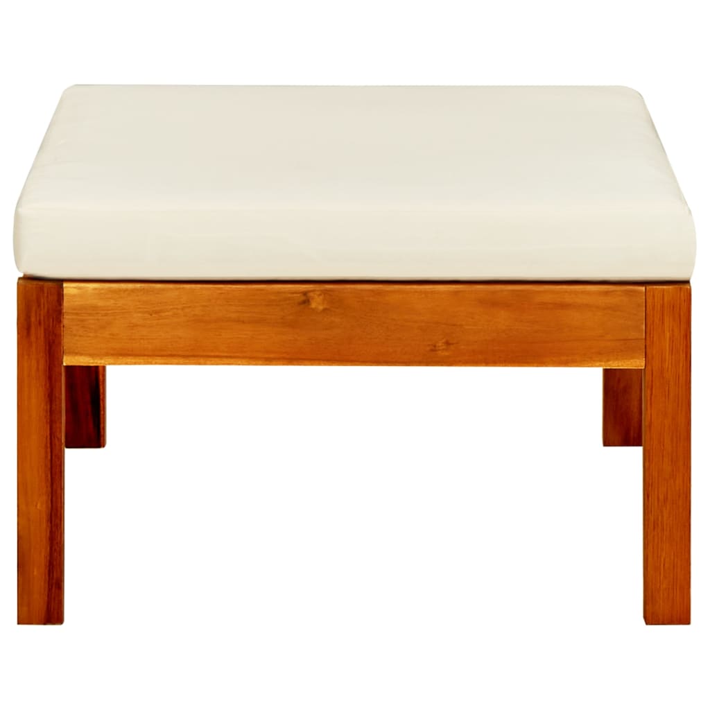 2er-Set Gartenhocker 85x57x29 cm Akazienholz