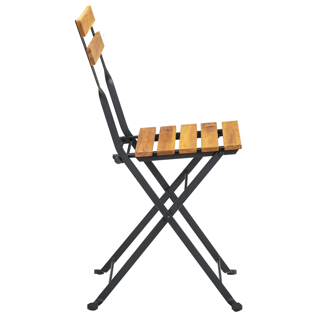 3-tlg. Bistro-Set Akazienholz