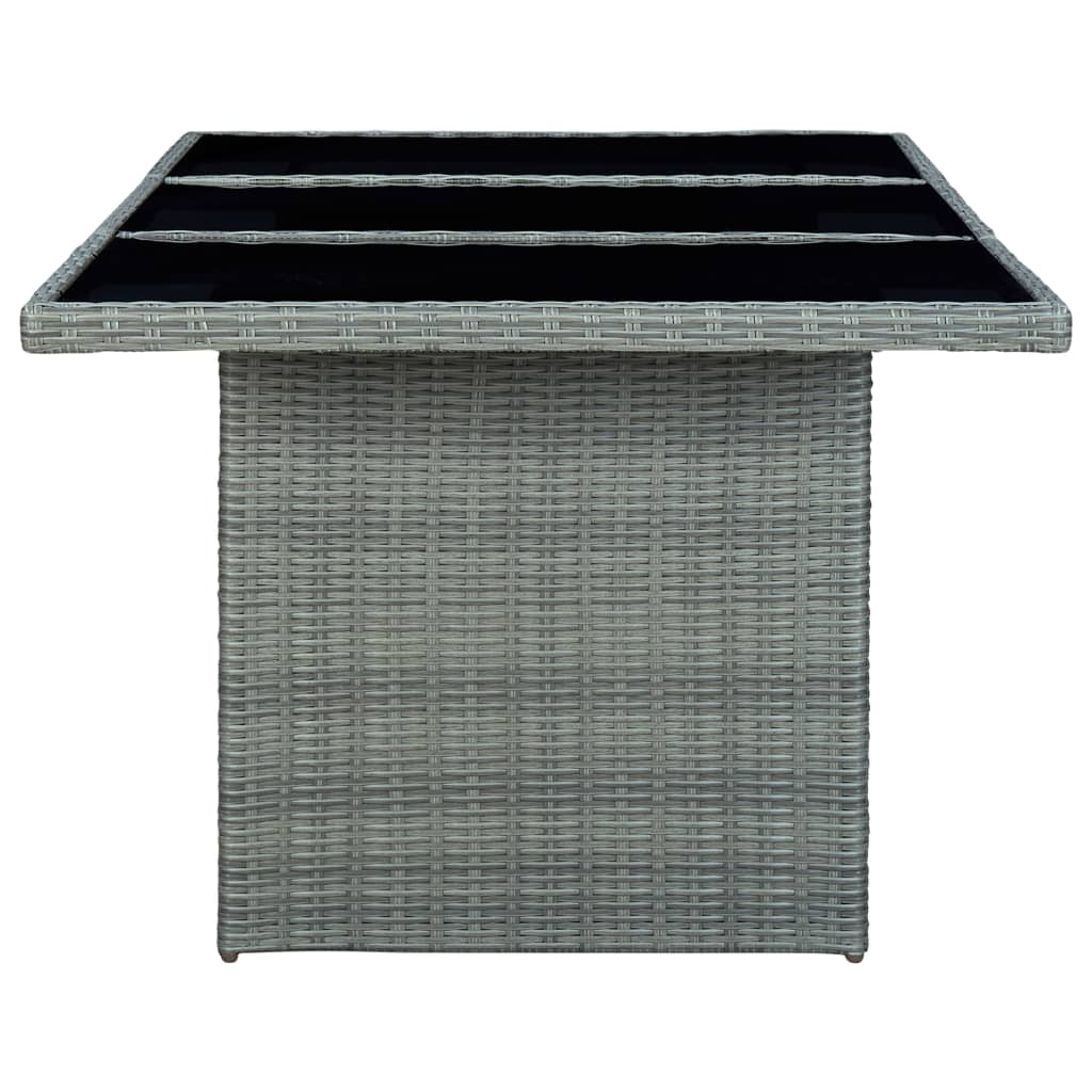 Gartentisch Hellgrau 200x100x74 cm