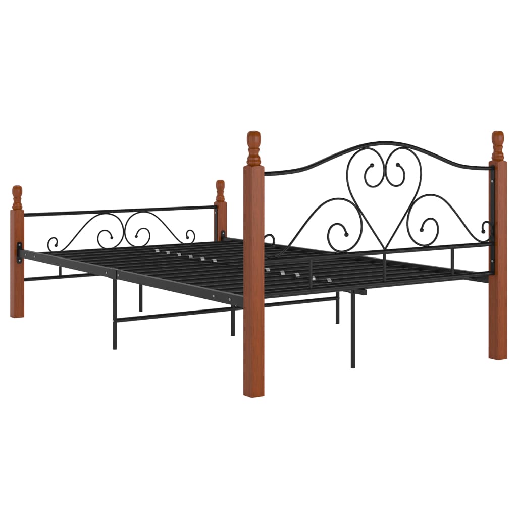 Bettgestell Schwarz 120x200 cm