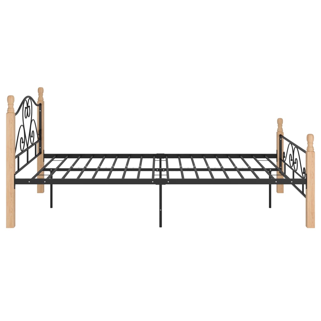 Bettgestell Schwarz 120x200 cm