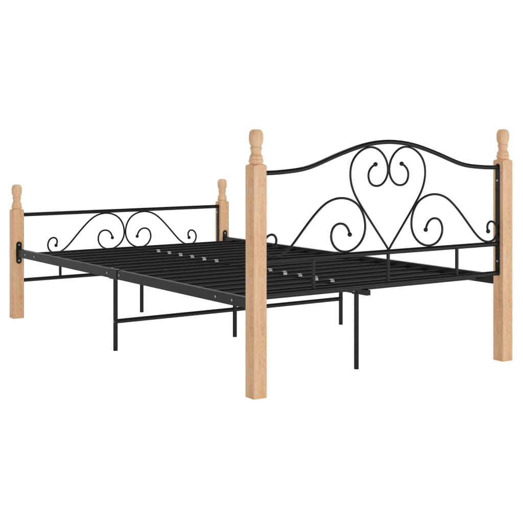 Bettgestell Schwarz 120x200 cm