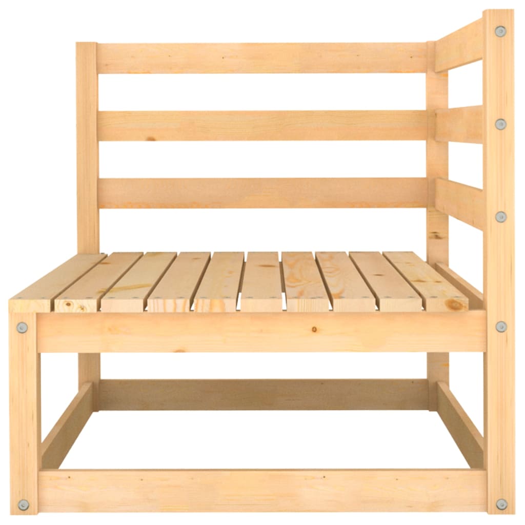 3-tlg. Garten-Lounge-Set Kiefernholz