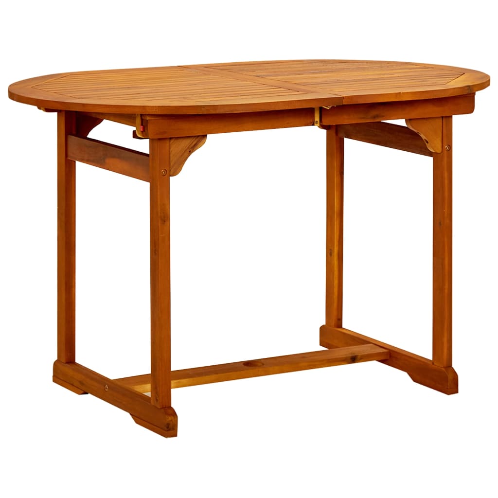 Garten-Esstisch Akazienholz (120-170)x80x75 cm