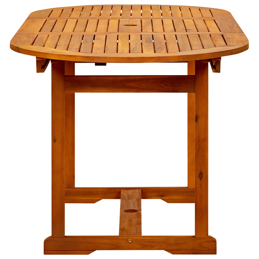 Garten-Esstisch Akazienholz (120-170)x80x75 cm