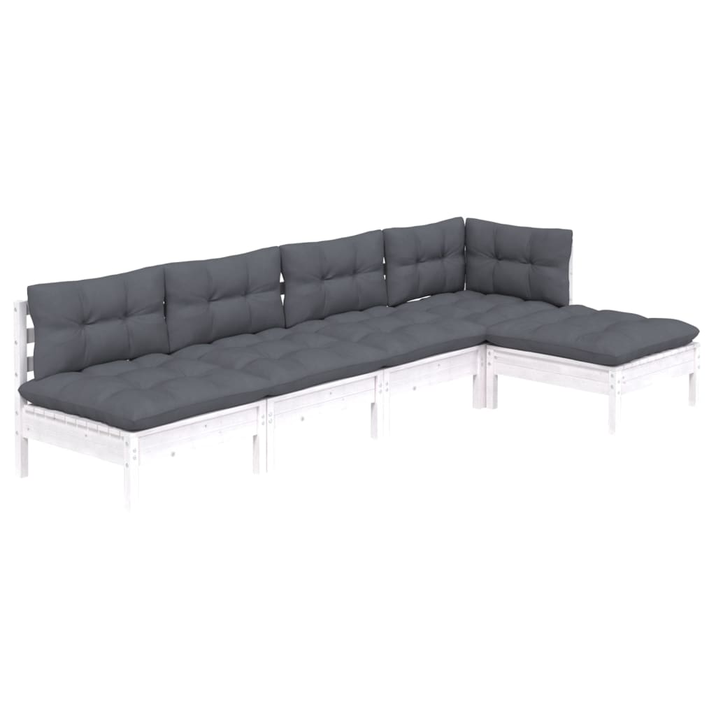 5-tlg. Garten-Lounge-Set