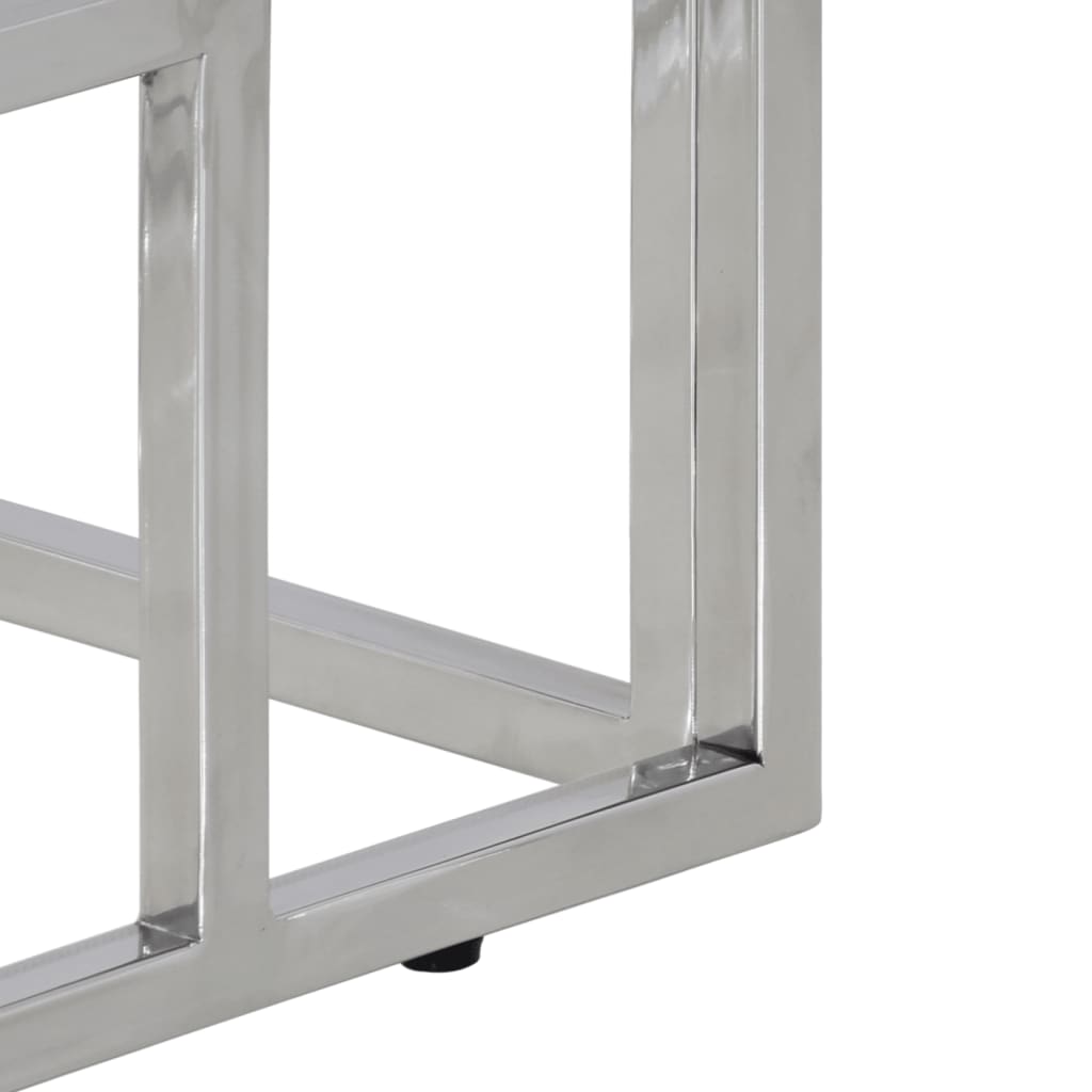 Konsolentisch Silbern 110x35x70 cm