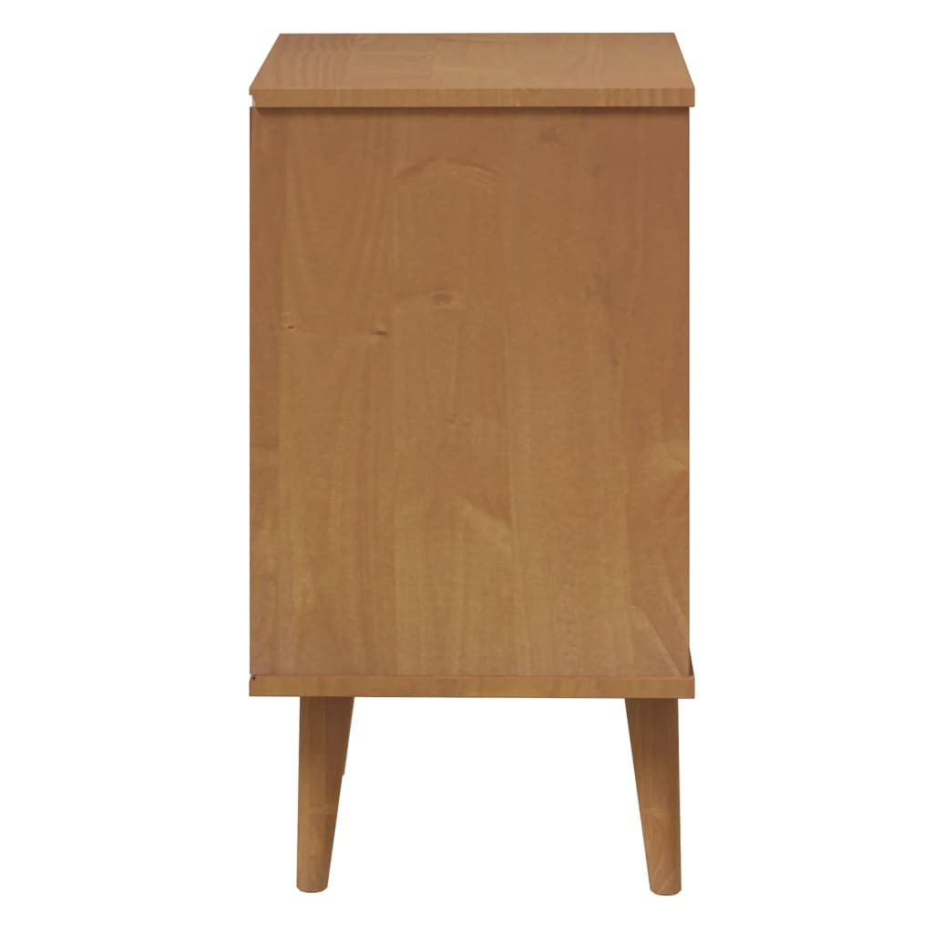 Nachttisch 40x35x65 cm Massives Kiefernholz